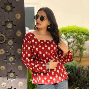 Ravya Square Neck Kurti